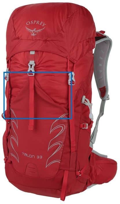can the osprey talon 33 be carry on luggage Phantom Grey/ Dark Charcoal the pack includes dual upper and lower side compression straps and stretch mesh side pockets for water bottles or extra gear Osprey Talon 33 Backpack for